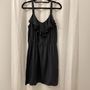 Amanda Uprichard Classic Black‎ Silk Dress Size S